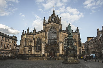 santo giles, st giles, Cattedrale di St. Giles, cattedrale di st giles edimburgo, Edimburgo, architettura, UK, Chiesa, anglicana, medievale, Cattedrale