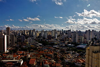 Sao Paulo, san paolo, den zdraví, brasil, Brazílie, město, nebe, městský, panoráma města, metropole, průhled