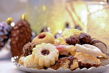 cookies, těsto, Vánoce, pečený, vánoční cukroví, jídlo, dezert, roztomilý, Chutný, báječný, zblízka