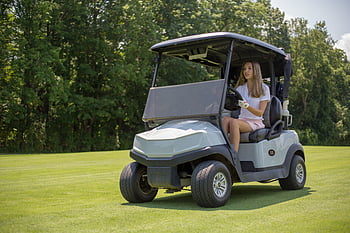 golf, vagn, sport, körning, kvinna, golfspelare, person, utomhus-, klubb, spelar, fritid