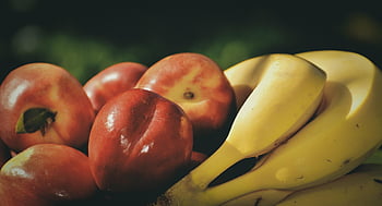 banány, nektarinek, ovoce, vegetariánský, báječný, zdravý, jídlo, šťavnatý, Rodina jádrového ovoce, Příroda, stálý život