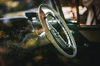 steering Wheel, automobile, antique Car, car Interior, ride, auto, vehicle, vintage, old Car