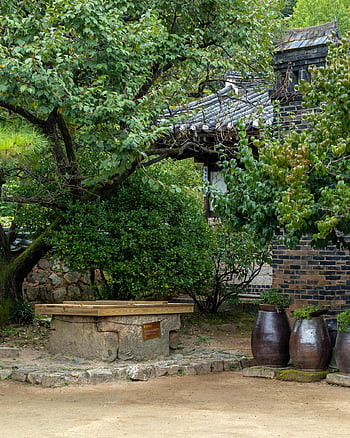 korea, village, seoul, everyday Life, yard, traditional, tourism, minsokchon, hanok, well, south Korea