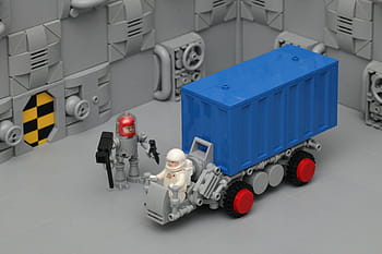 Lego, espacio, clásico, envase, transportista, vagabundo, febrero, moc, juguete, vehículo, astronauta