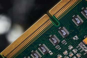 computer chip technology, background, board, circuit, close-up, components, connection, data, gold, internet, macro