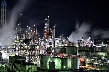 factory, industrial, production, manufacture, air Pollution