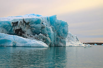 the Glacier, powerful, glacier Bay, block, ice, iceland, dawn, iceberg, arctic, ice Drift, shine