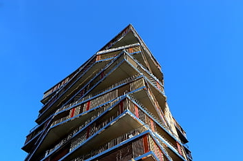 residential Complex, building, balconies, architecture, apartment Building, skyscraper, modern, contemporary Architecture, city, urban, paris