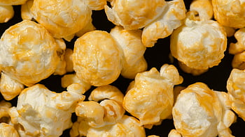 popcorn, detail, máslový popcorn, textura, zlaté barvy, Svačina, fotografování potravin, Lahodné, filmové občerstvení, Popcorn Textura