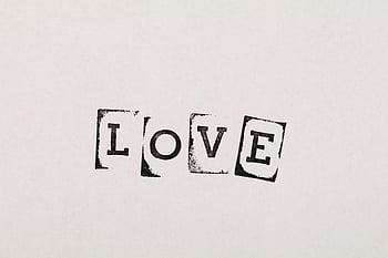 love, minimalist art, black stencil font, white background, inspiration, love background image, love word, stencil design, simple design, motivational art, love typography