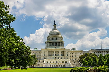 Kapitol der Vereinigten Staaten, Washington, D.C., historische Ansicht, ikonische Architektur, blauer Himmel, Hauptgebäude, Vereinigte Staaten, historisches Wahrzeichen, Regierungsgebäude, Kapitol Kuppel