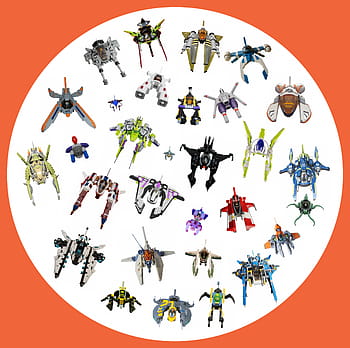 Lego, collaboration, challenge, November, Vic Vipers, starfighters, poster, microscale, VVs, space, ships