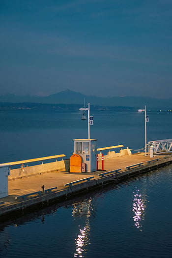 dig, mare, seară, liniştit, iluminat moale, apă caldă, peisaj, malul mării, doc, marina, litoral