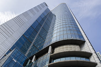 costruzione, Torre, alto, grattacieli, moderno, classico, uffici, la struttura, calcestruzzo, acciaio, bicchiere