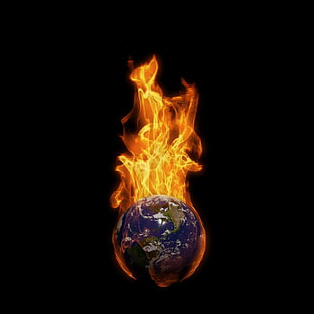 Země, v ohni, hořící, globální oteplování, klimatická změna, znečištění, udržitelnosti, životní prostředí, les, odlesňování, Příroda