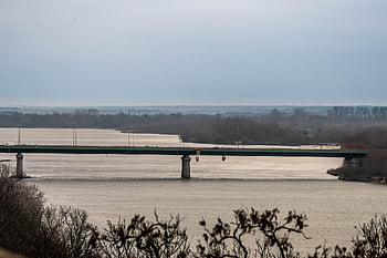 rzeka, przejście, Natura, Struktura, drzewa, Wybrzeże, wisla, architektura