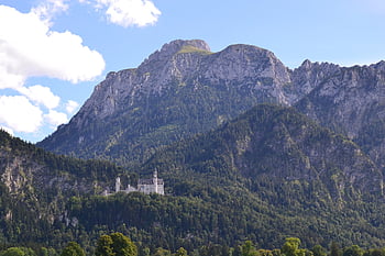 hrad, kristin, bavaria, pohádkový hrad, Německo, allgäu, architektura, pohádky, füssen, hora, krajina