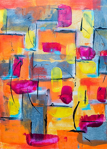 abstract painting, multi-colored, vibrant blocks, brushstrokes, colorful art, modern art, contemporary painting, abstract expressionism, art gallery, abstract artwork, bright colors