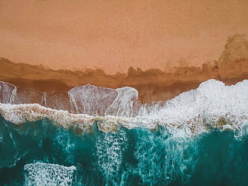beach, ocean, waves, coast, shore, nature, water, outdoors, landscape