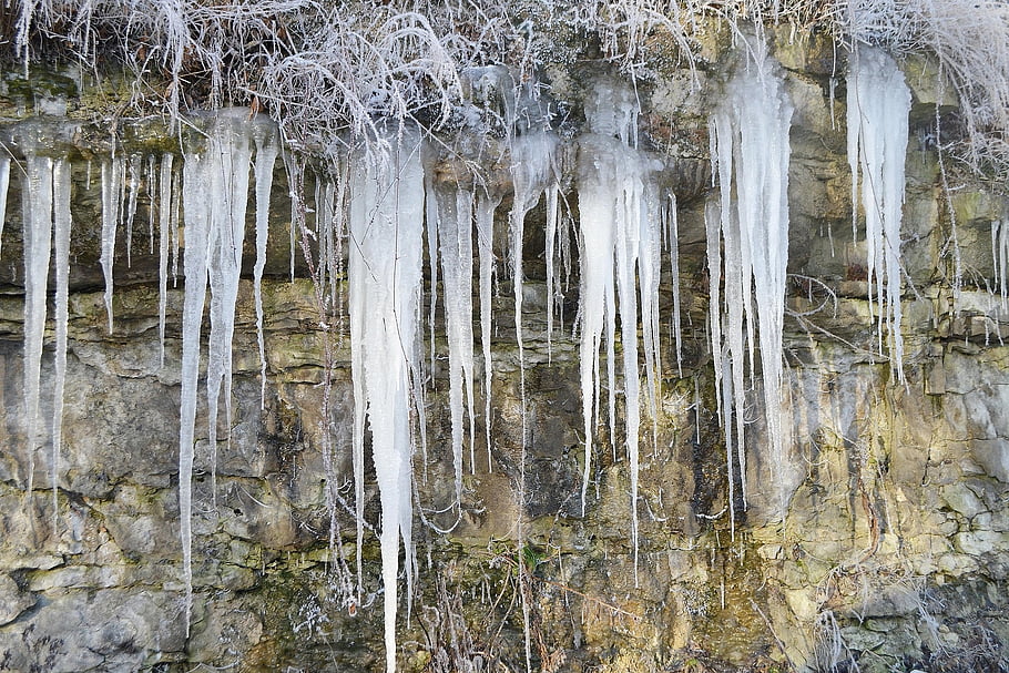 icicles, winter, snow, nature, ice, frost, cold, landscape