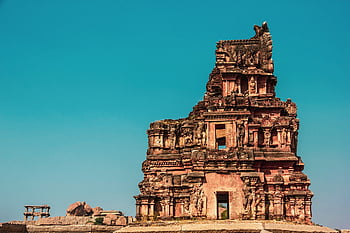 สถาปัตยกรรม, วัด, โบราณ, มรดก, อินเดีย, ชาวอินเดีย, Hampi, กรณาฏกะ, มรดกโลกของยูเนสโก, แตก, ทำลาย