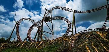 roller Coaster, krater, coffee, park Of The Coffee, adrenalin, quindio, fun, speed, vertigo, action, movement