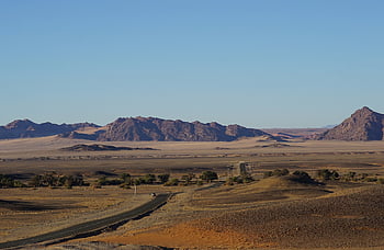 namibia, desert, gate, sossusvlei, dune, sand, landscape, nature, mountains, blue Desert, africa