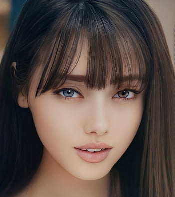 wanita, indah, potret, lukisan, seni, karya seni, keindahan, model, pesona