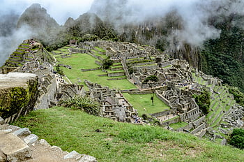 Machu Picchu, starodávné město, andes hory, Peru, zelené louky, hora, historické místo, Inků civilizace, cíl cesty, pohled, starověké zříceniny