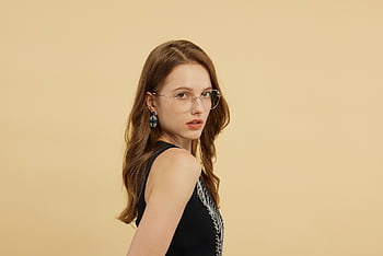 žena, Modelka, brýle, Příslušenství, doplněk, Oční rámy, móda, modní styl, ženský, ženského modelu, minimální