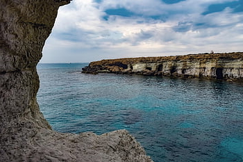 cape greco, stâncă, mare, coastă, ocean, peşteră, pe coasta stâncoasă, litoral, formarea stâncoasă, decor, pitoresc