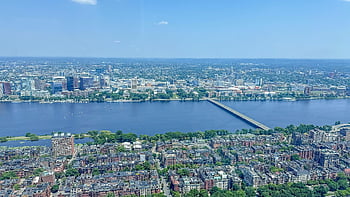 Kent, ufuk çizgisi, nehir, mimari, boston, massachusetts, Amerika Birleşik Devletleri, kentsel