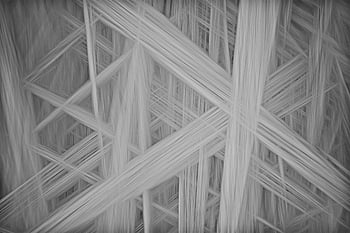 absztrakt háttér, monokróm kép, átlós vonalak, átfedő minta, komplex kialakítás, Ideális háttér, absztrakt muveszet, textúra kép, fekete és fehér, Művészi tervezés, vizuális textúra