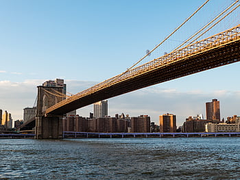 città, ponte, edifici, acqua, vista, punto di riferimento, ingegneria, architettura, cielo, urbano, viaggio