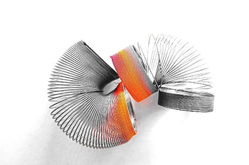 slinky, helikální jaro, hračka, spirála