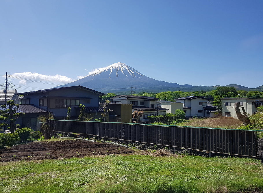 montaña, Monte Fuji, Isla de Honshū, Japón, naturaleza, vacaciones, Ubicado en la isla de Honshū, Es la montaña más alta de Japón