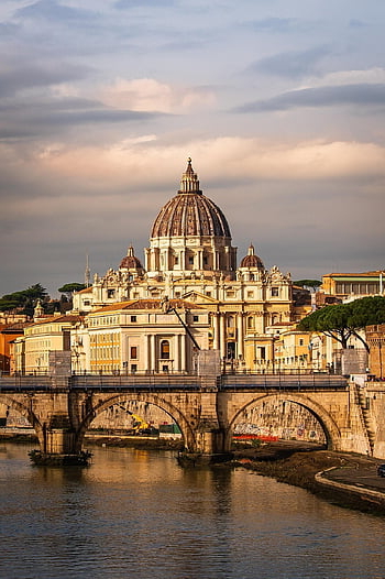 rome, st Peter's Basilica, basilica Of San Pietro, italy, catholic, church, religion, catholicism, travel, tivera River, architecture