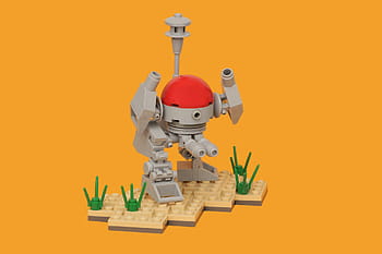 Lego, spazio, mech, Unità anti-Safs, Rotkäppchen, Canone 100mm, mak, Strahl, SDR, Maktober, moc