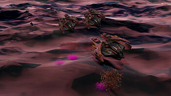 Alien Planet, Planet, Spaceship, Water, Sea