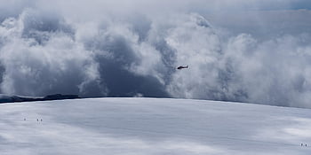 snow, landscape, glacier, clouds, touring Enthusiasts, heaven, mountain Landscape, snow Landscape, backcountry Skiiing, helicopter, nature