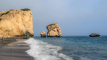 Kypr, petra tou romiou, Afroditina skála, scenérie, cestovat, pobřeží, Skála, moře, krajina, cestovní ruch, pobřežní
