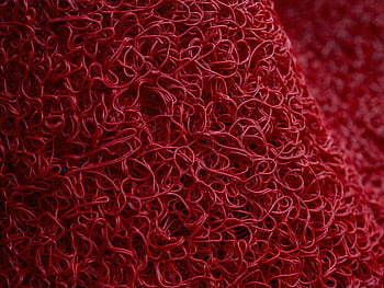 splątana czerwona tkanina, skomplikowane wzory, motywy tekstylne, tkanina zbliżeniowa, czerwona tkanina, Szczegółowa tkanina, projekt tekstylny, tekstura tkaniny, Czerwony materiał, Sztuka tekstylna, Wzory tkanin