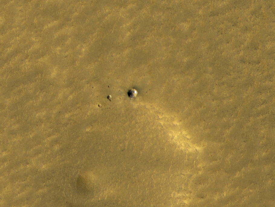 Mars, nasa, MRO, výšce, led, kráter, krajina, geologie, univerzitě v arizoně, dlouhotrvající, sublimace