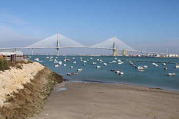 cadiz, most ústavy z roku 1812, Španělsko, krajina, město, andalusie, moře, slapy, ústava, zlatíčko moje, panoráma