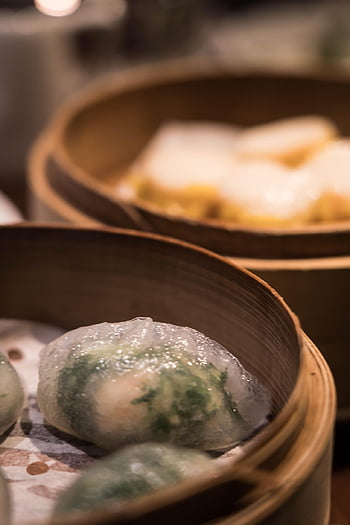 houskové knedlíky, bambusový koš, dim sum, čínské jídlo, čínská kuchyně, Čínské knedlíky, jídlo, čínština, jíst, Lahodné, pikantní