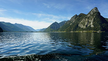 jezero, hory, Rakousko, panoráma, alpské panorama, Pohled, turistika, horské krajiny, vysokohorský, voda, krajina