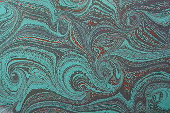 abstract marbling, teal swirls, red design, artistic pattern, green waves, intricate design, abstract art, marbling pattern, artistic use, teal and red, restless waves