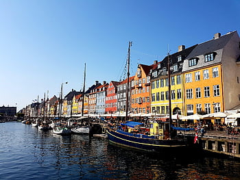 denmark, copenhagen, architecture, water, boats, nature, canal, europe, landmark, port, scandinavia