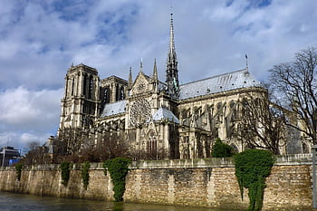 notre Dame, cathedral, river, church, religion, christianity, middle Ages, catholic, architecture, gothic, building