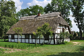 cottage, open-air Museum, kluki, pomeranian Voivodeship, poland, village, monument, building, architecture, tourism, historic